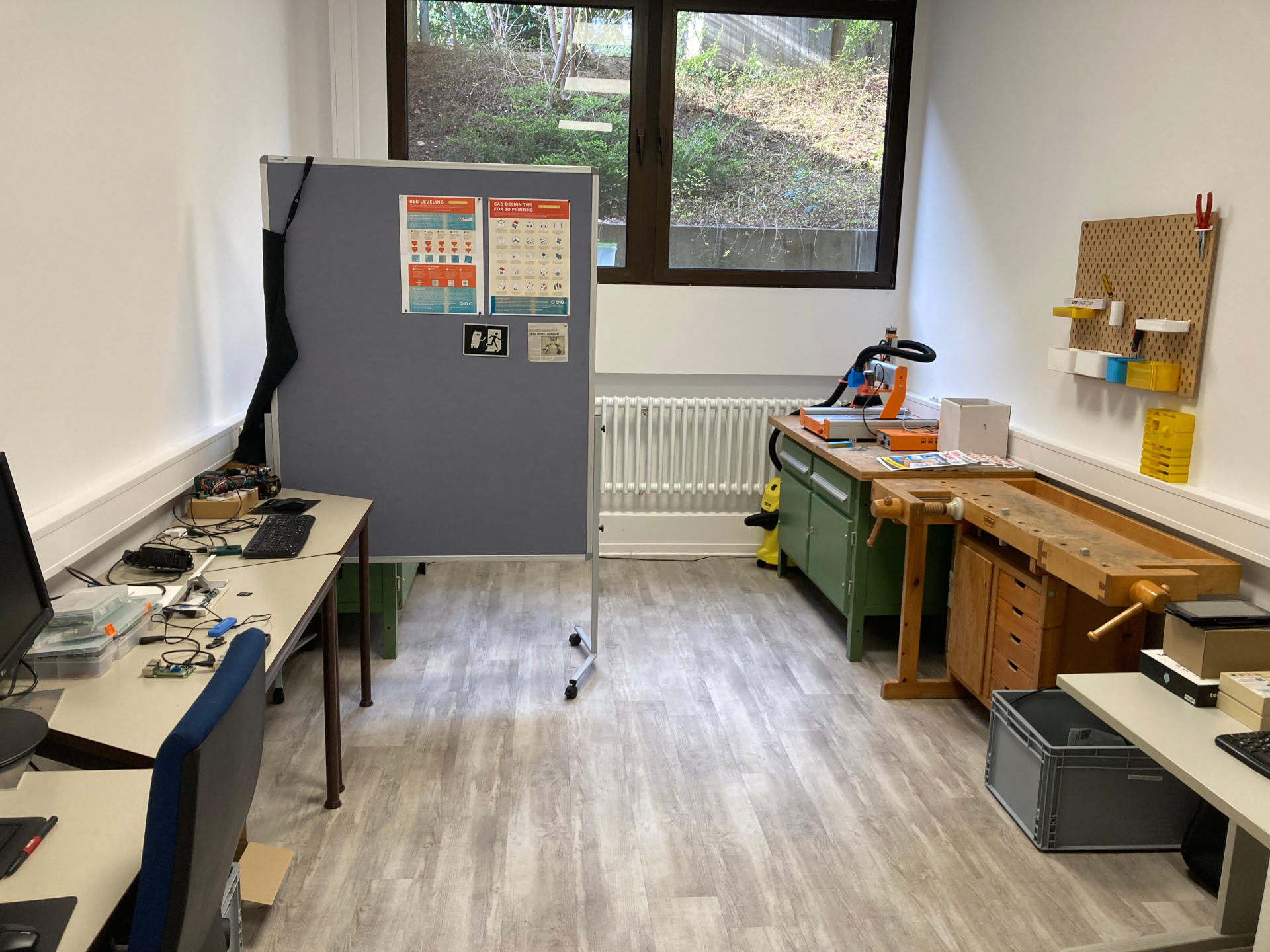 Unser Makerspace ist im stetigen Aufbau